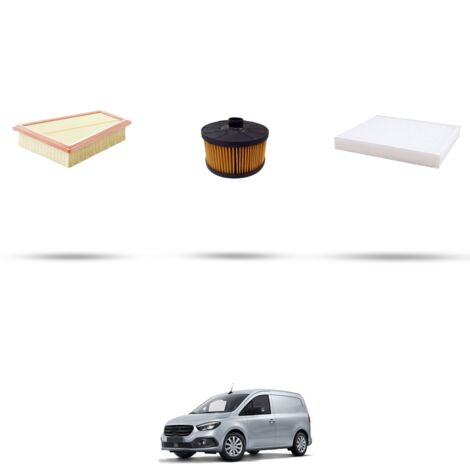 Kit tagliando 3 filtri compatibile con Mercedes Citan (W420) 113 CDI 96kw dal 2021 (1/4)