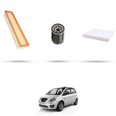 Kit tagliando 3 filtri compatibile con Lancia Musa 1.4 8v 57kw dal 2006 (1/4)