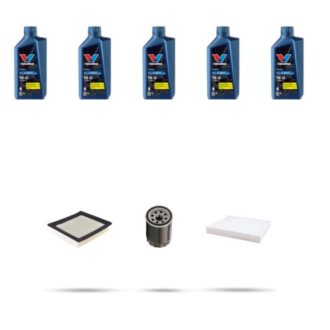Kit tagliando 3 FILTRI e 5L OLIO compatibile con Nissan Teana 3.5 v6 183kw Dal 2008 (1/5)
