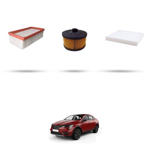 Kit tagliando 3 filtri compatibile con Renault Arkana 1.3 TCE 140 EDC 103Kw dal 2020 (1/4)