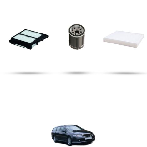 Kit tagliando 3 filtri compatibile con Honda Accord VII 2.0 115kw dal 2003 (1/4)