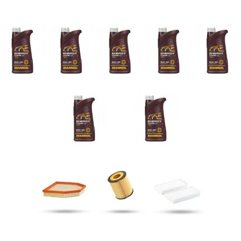 Kit tagliando 4 FILTRI e 7L OLIO compatibile con Bmw serie 3 (F30, F80,F31)M3 317kw dal 2014 (1/4)