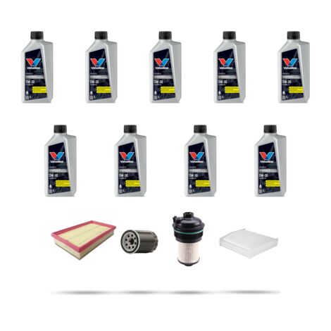 Kit tagliando 4 FILTRI e 9L OLIO compatibile con Ford Transit Custom 2.0 Ecoblue 136kw dal 2019 (1/5)