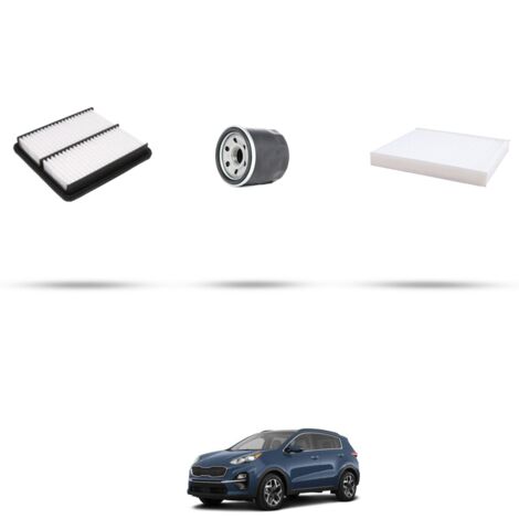 Kit tagliando 3 filtri compatibile con Kia Sportage IV (QL) 2.4 16V 135kw dal 2016 (1/4)