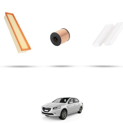 Kit tagliando 3 filtri compatibile con Peugeot 301 1.6 LPG 85kw dal 2014 (1/4)