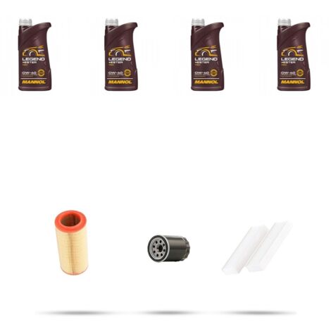 Kit tagliando 3 FILTRI e 4L OLIO compatibile con Honda FR-V 2.0 110kw dal 2005 (1/4)