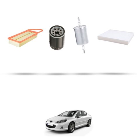 Kit tagliando 4 filtri compatibile con Peugeot 407 2.2 16v 116kw dal 2004 (1/5)