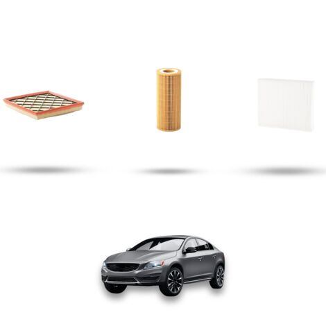 Kit tagliando 3 filtri compatibile con Volvo S60 II V60 Cross Country 2.0 132Kw dal 2013 al 2018 (1/4)