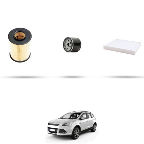 Kit tagliando 3 filtri compatibile con Ford Kuga II 1.5 EcoBoost 88kw dal 2016 (1/4)