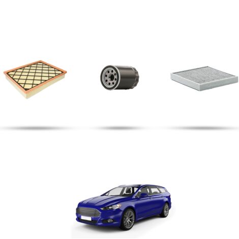 Kit tagliando 3 filtri compatibile con Ford Mondeo V 2.5 110kw dal 2015 (1/4)