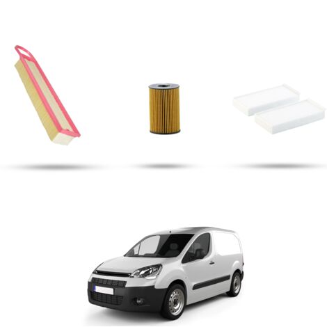 Kit tagliando 3 filtri compatibile con Citroen Berlingo II 1.6 vti 72kw dal 2010 (1/4)