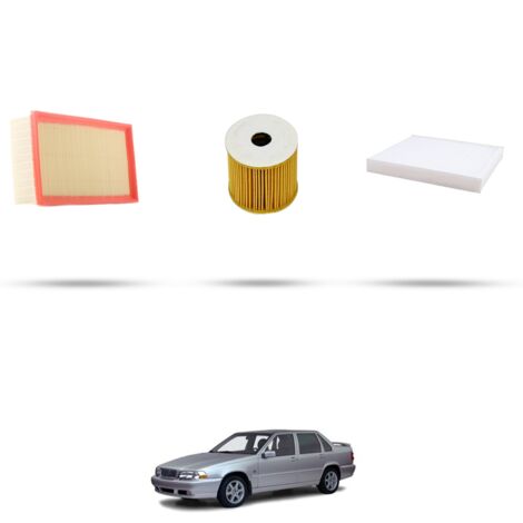 Kit tagliando 3 filtri compatibile con Volvo S70 2.4 20v 125kw dal 1997 (1/4)