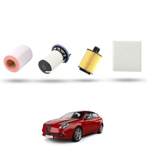 Kit Tagliando 4 filtri compatibile con Alfa Romeo Giulietta (940) 2.0 jtdm 103kw dal 2010 (1/5)