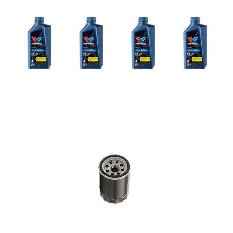 Kit filtro olio e 4L compatibile con Citroen C3 II 1.2 PureTech 81kw dal 2014 (1/3)