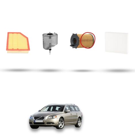 Kit tagliando 4 filtri compatibile con Volvo V70 III 1.6 D2 84kw Dal 2011 (1/5)