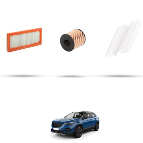 Kit tagliando 3 filtri compatibile con Opel Grandland X(A18) 1.6 Turbo 133kw Dal 2018 (1/4)
