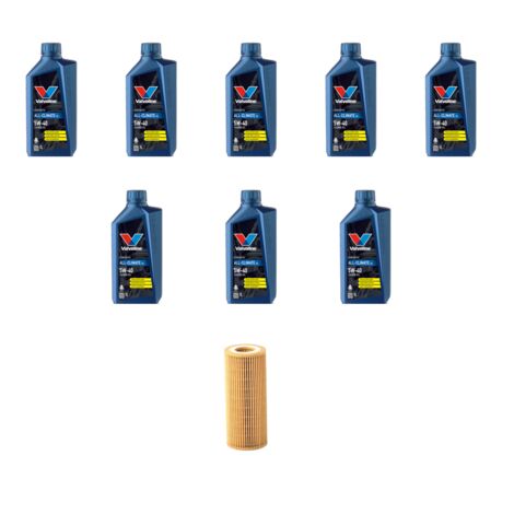 Kit filtro olio e 8L compatibile con Bmw x3 (E83) 3.0d 160kw dal 2005 al 2010 (1/3)