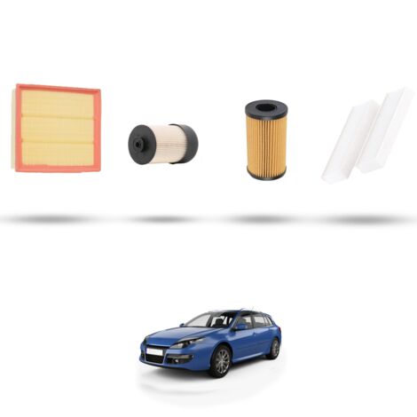 Kit tagliando 4 filtri compatibile con Renault Laguna III 2.0 dCI 110kw dal 2007 (1/5)