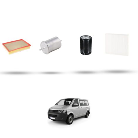 Kit tagliando 4 filtri compatibile con Vw Transporter 2.0 (7H,7J,7E,7F) 85Kw dal 2003 al 2015 (1/5)