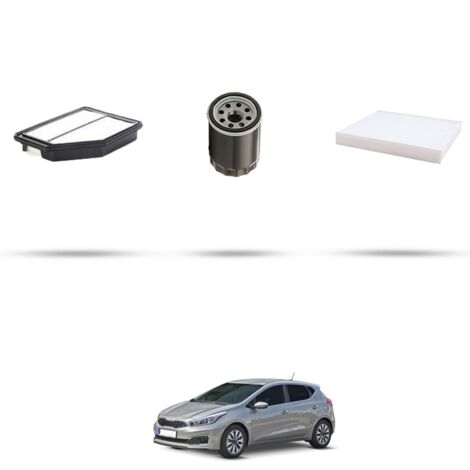 Kit tagliando 3 filtri compatibile con Kia Cee D II (FD) 1.0 T-Gdi 88kw dal 2012 (1/4)