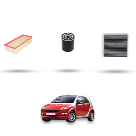 Kit tagliando 3 filtri compatibile con Smart ForFour (454) 1.5 130kw Dal 2005 al 2006 (1/4)