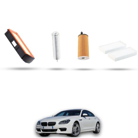 Kit tagliando 4 filtri compatibile con Bmw serie 6 (F06GC) 640d 230kw dal 2012 (1/4)