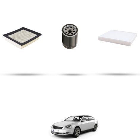 Kit tagliando 3 filtri compatibile con Nissan Teana 2.3 v6 127kw Dal 2003 (1/4)