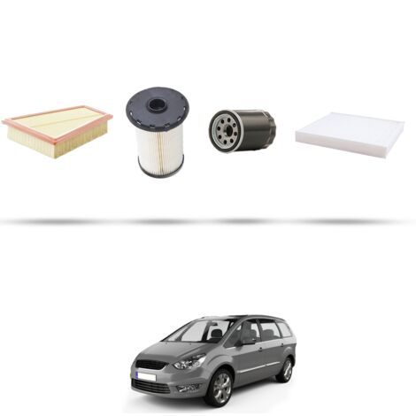 Kit tagliando 4 filtri compatibile con Ford Galaxy II 1.8 tdci 74kw dal 2006 (1/5)