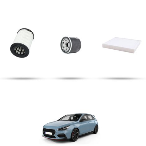 Kit tagliando 3 filtri compatibile con Hyundai i30 (PD,PDE) 2.0 202KW dal 2017 (1/4)