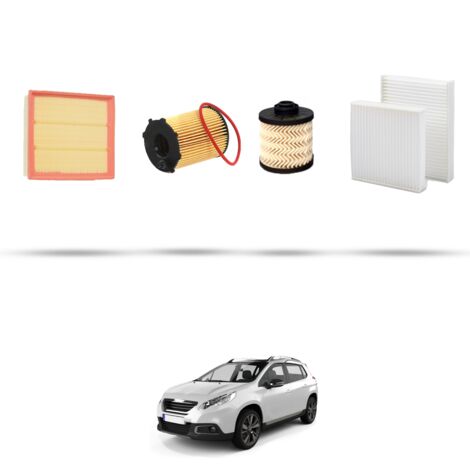 Kit tagliando 4 filtri compatibile con Peugeot 2008 1.6 Blue-HDI 85kw Dal 2014 (1/5)