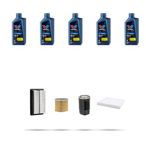 Kit tagliando 4 FILTRI e 5L OLIO compatibile con Hyundai Tucson II 1.6 CRDi 85kw dal 2018 (1/5)