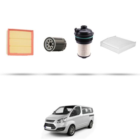 Kit tagliando 4 filtri compatibile con Ford Tourneo Custom 2.0 TDCi EcoBlue 96kw dal 2016 (1/5)