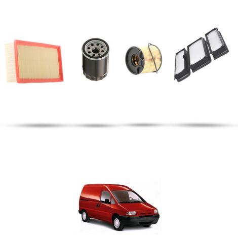 Kit tagliando 4 filtri compatibile con Citroen Dispatch I 2.0 HDI 69kw dal 2000 (1/5)