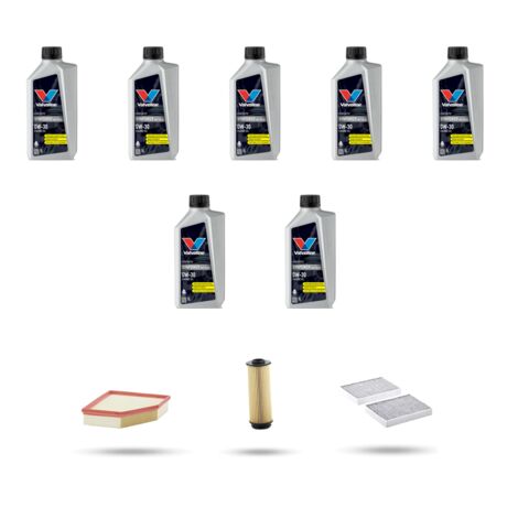 Kit tagliando 3 FILTRI e 7L OLIO compatibile con Bmw serie 5 (G30,G31,F90) 540i 250kw dal 2016 (1/4)