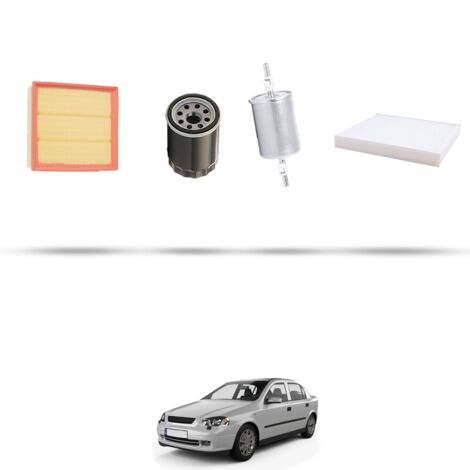Kit tagliando 4 filtri compatibile con Opel Astra G 1.6 16v 76kw dal 2002 (1/5)