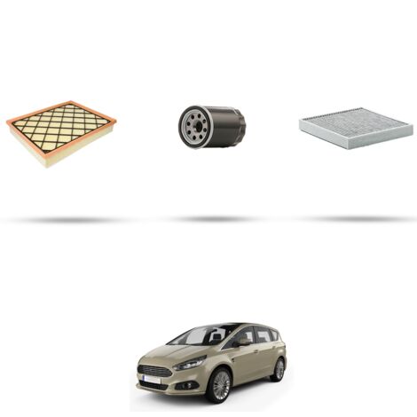 Kit tagliando 3 filtri compatibile con Ford S-Max II 2.0 EcoBoost 176kw dal 2015 (1/4)