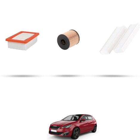 Kit tagliando 3 filtri compatibile con Peugeot 308 II 1.6 THP 115kw dal 2013 (1/4)