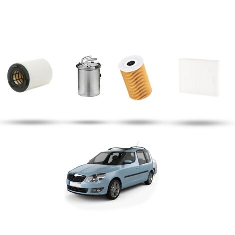 Kit tagliando 4 filtri compatibile con Skoda Roomster 1.6 TDI 66kw Dal 2010 (1/5)