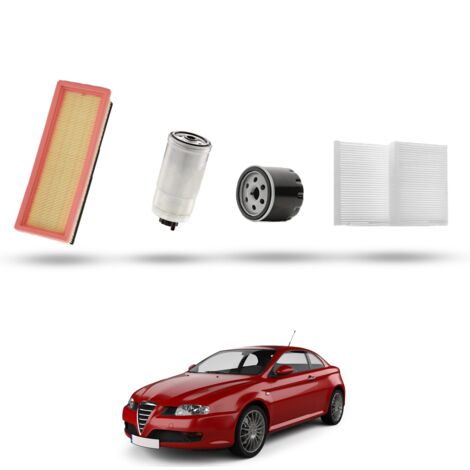 Kit Tagliando 4 filtri compatibile con Alfa Romeo GT 1.9 JTD 16V 110kw dal 2004 al 2010 (1/5)