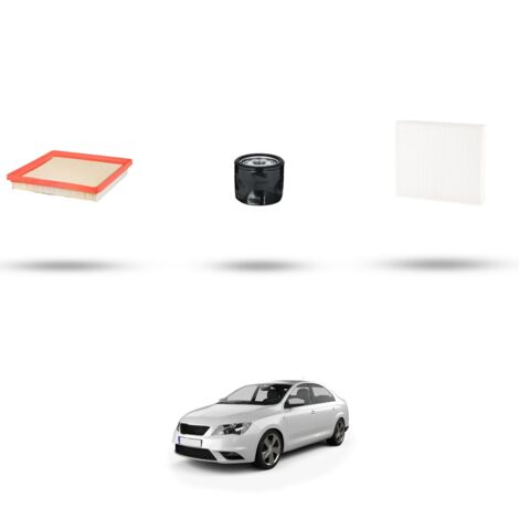 Kit tagliando 3 filtri compatibile con Seat Toledo IV (KG3) 1.6 81kw dal 2015 (1/4)