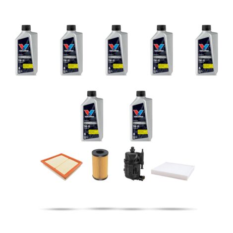 Kit tagliando 4 FILTRI e 7L OLIO compatibile con Land Rover Evoque (L538) 2.0 d 132kw dal 2015 (1/5)