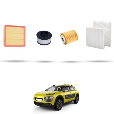 Kit tagliando 3 filtri compatibile con Citroen C4 Cactus 1.5 BlueHDi 75kw dal 2018 (1/5)
