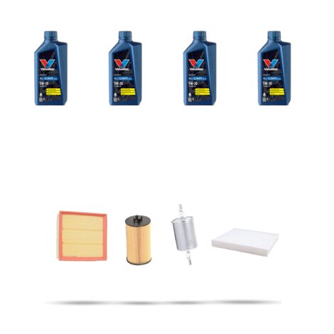 Kit tagliando 4 FILTRI e 4L OLIO compatibile con Opel Meriva A 1.4 16v 66kw Dal 2004 al 2010 (1/5)