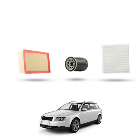 Kit Tagliando 3 filtri compatibile con Audi A4 (B6,B7) 1.8 20v turbo 125kw dal 2001 al 2004 (1/4)
