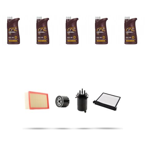 Kit tagliando 4 FILTRI e 5L OLIO compatibile con Nissan Micra III (k12) 1.5 dCI 63kw Dal 2006 al 2010 (1/5)