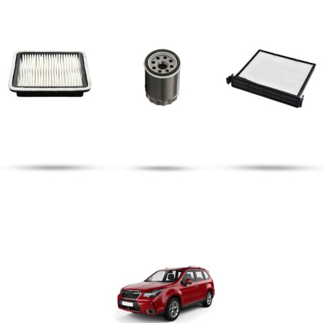 Kit tagliando 3 filtri compatibile con Subaru Forester (SJ) 2.0 XT 177Kw dal 2013 (1/4)