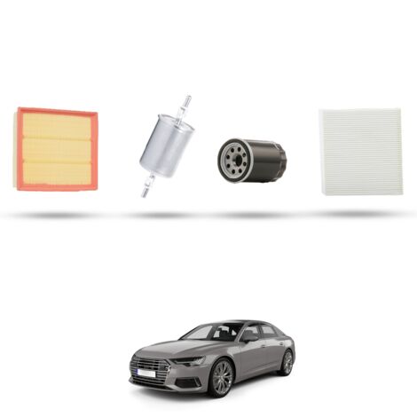 Kit Tagliando 4 filtri compatibile con Audi A6 (C5) 2.7 v6 169kw dal 1999 (1/5)