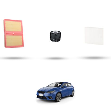Kit tagliando 3 filtri compatibile con Seat Ibiza V 1.0 EcoTSI 85kw Dal 2017 (1/4)