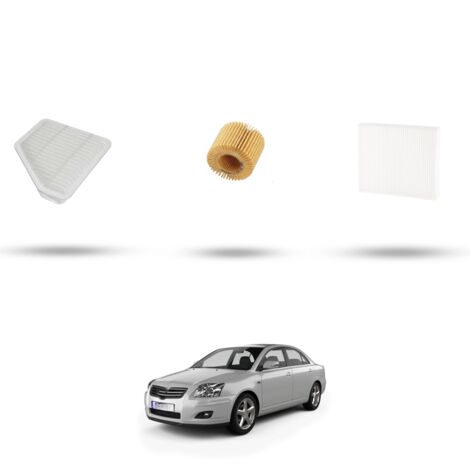 Kit tagliando 3 filtri compatibile con Toyota Avensis III (T27) 2.2 D-4D 110kw Dal 2009 (1/4)