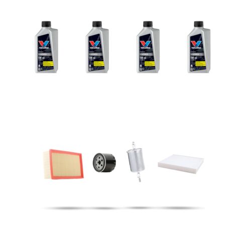 Kit tagliando 4 FILTRI e 4L OLIO compatibile con Renault Clio II 1.6 66kw Dal 1998 (1/5)